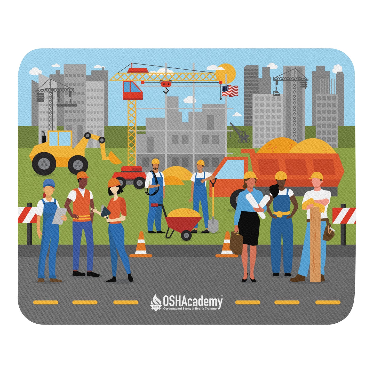 Construction Mouse Pad