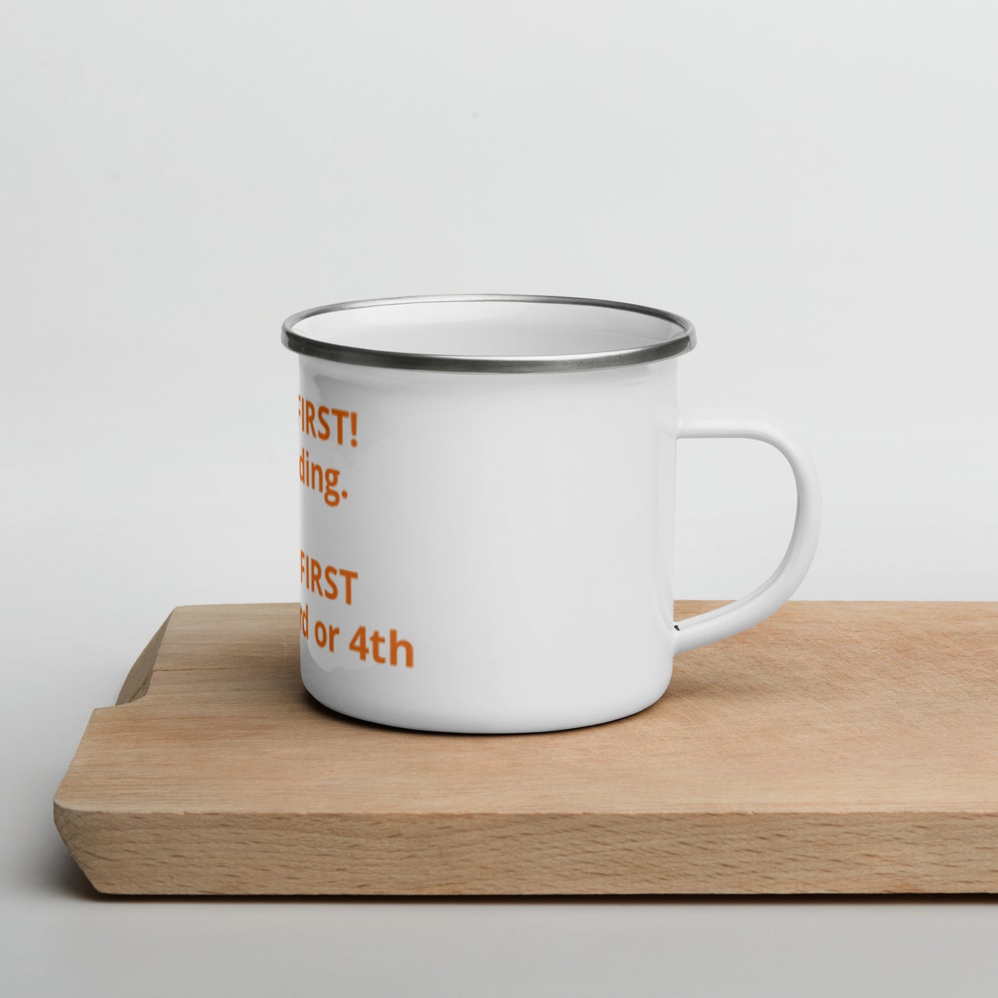 "Safety First" Mug