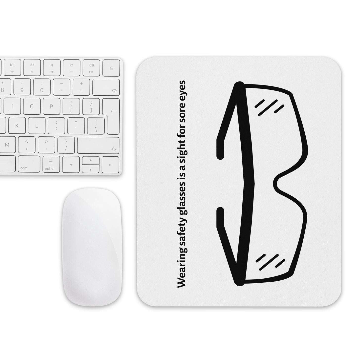 "Safety Glasses" Mouse Pad