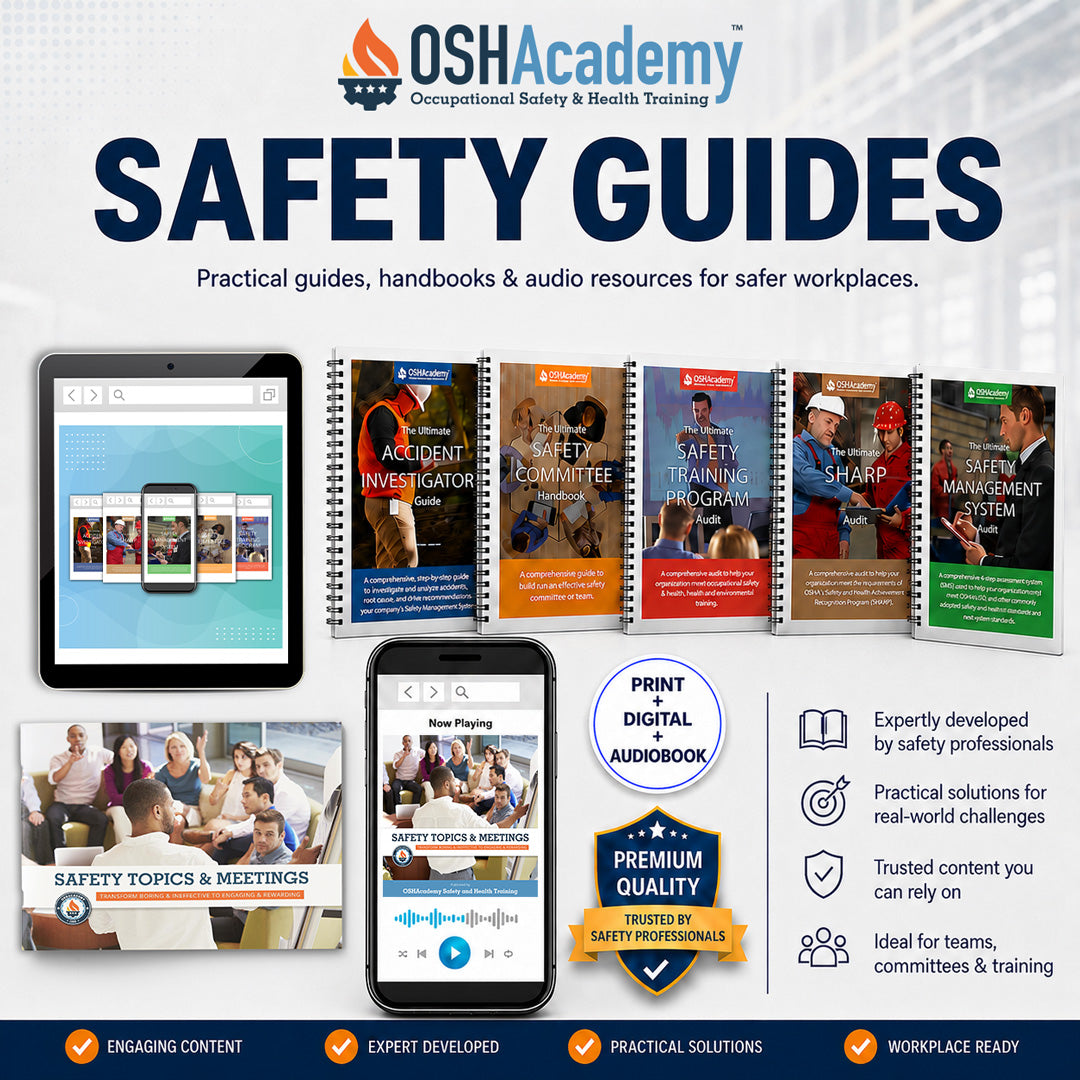 Safety Training Guides, Handbooks & Audio Resources | OSHAcademy