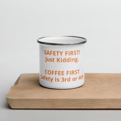 "Safety First" Mug