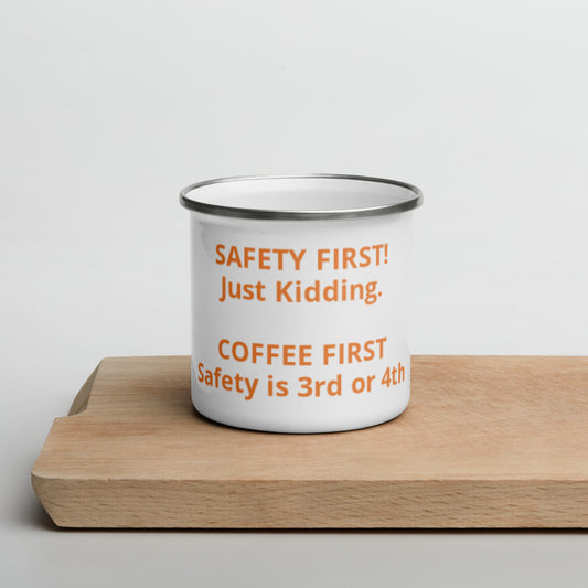 "Safety First" Mug